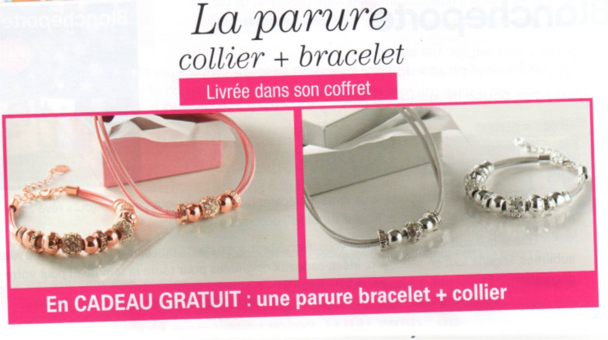 code promo - Blancheporte cadeau la parure collier  bracelet et 30% fpp ...