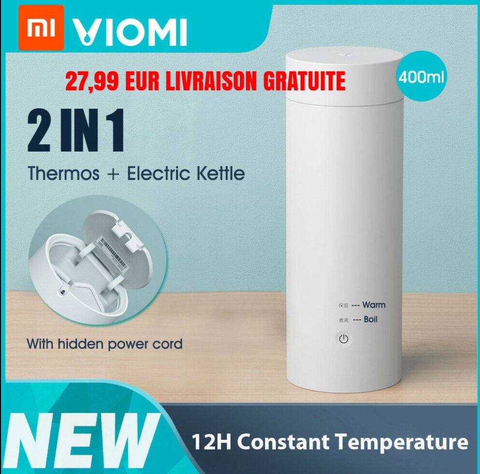Xiaomi VIOMI Electric Thermos Bottle Cup Stainless Heating Portable Kettle 400ml   eBay (1).jpg