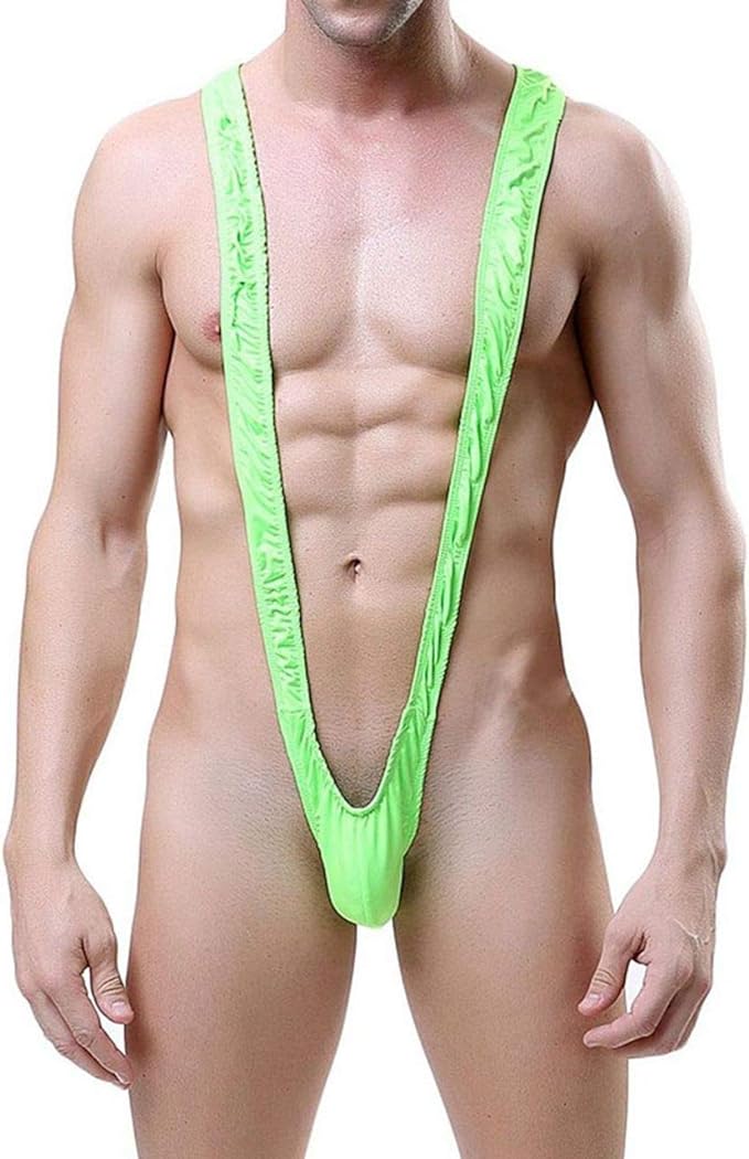 Creamlin Maillot de Bain Sexy pour Homme Borat Manikini Thong Costume de Halloween Cadeau de No&euml;l