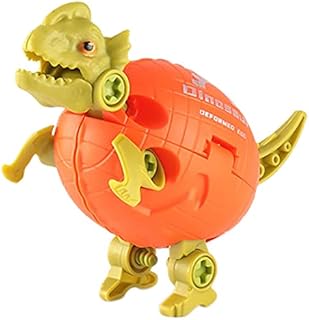 Pineapplen Bricolage ÉCrou Assemblage Jouet DéFormé Dinosaure Oeuf Assemblage Dinosaure Bloc de Construction Modèle Dinosa...