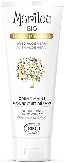 MARILOU BIO Crème pour les Mains à l'huile d'Argan - Tube de 75 ml - Gamme Argan