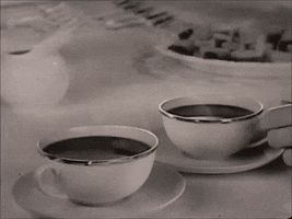 Black And White Coffee GIF