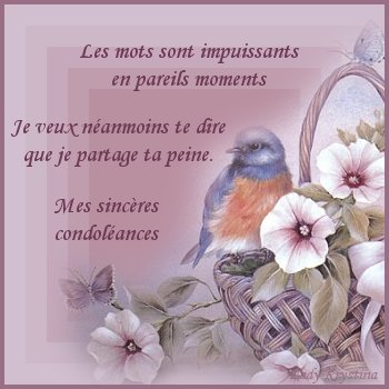Condoleances A Jolie Jenny Pour Sa Grand Mere