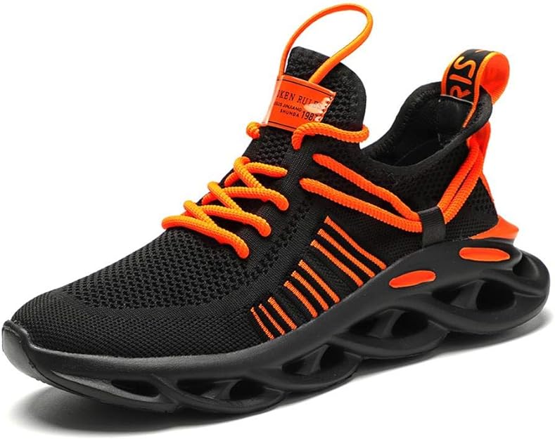 FUSHITON Chaussures de Course pour Hommes Baskets de Mode pour Hommes Chaussures de Jogging de Sport Décontractées et Respirantes