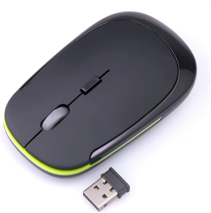 Souris sans Fil, Souris sans Fil USB pour Ordinateur Portable, Souris sans Fil pour Ordinateur Portable, Souris Bluetooth Muette Ultra-Mince, DPI Réglable 2,4 GHz