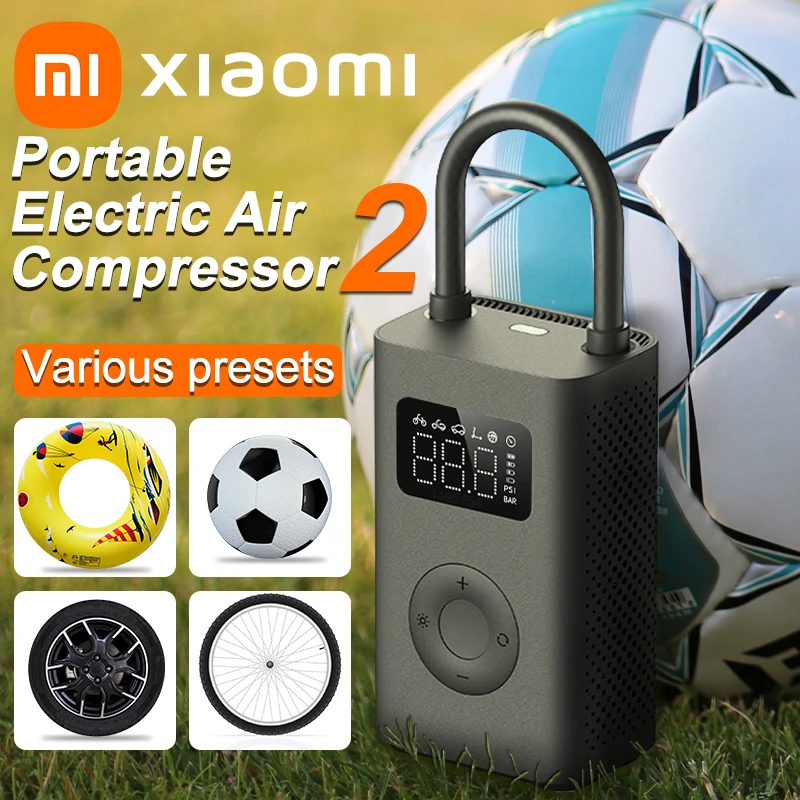 code promo - Xiaomi Mijia compresseur à Air Portatif 2 , 40,19€ au lieu  59,99€ sur