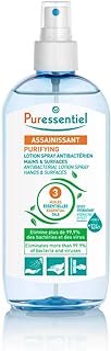 Puressentiel - Assainissant - Lotion Spray Antibactérien aux 3 Huiles Essentielles - Elimine 99,9% des bactéries et des vi...
