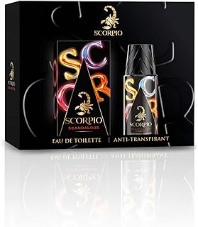SCORPIO Coffret 2 produits Scandalous - Eau de toilette flacon 75ml et Déodorant atomiseur 150ml