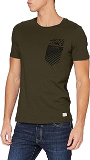 Jack & Jones Jjpocket Logo Tee SS Crew Neck T-Shirt Homme