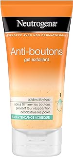 Neutrogena Visibly Clear Gel Exfoliant doux Spot Proof – Soin peau anti-boutons – 1 x tube de 150 ml