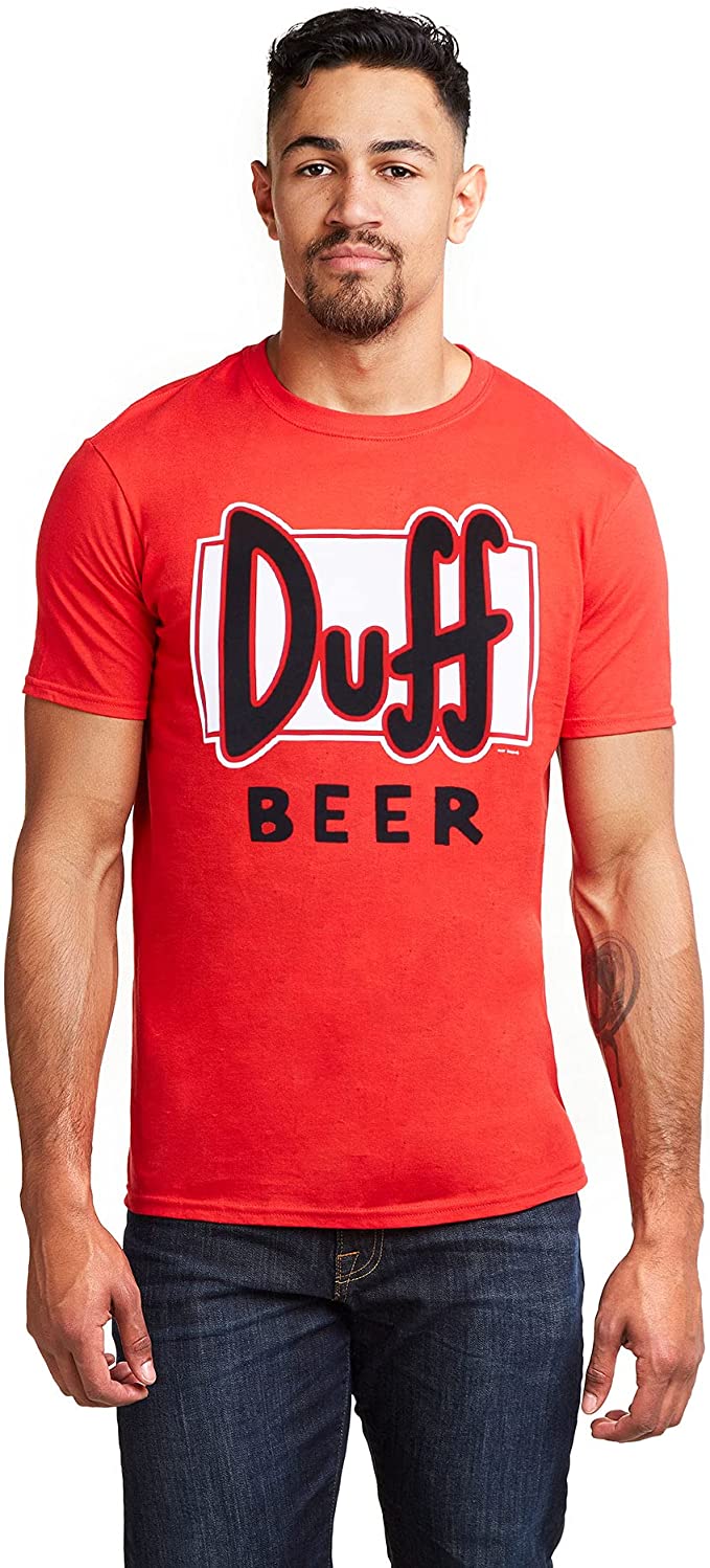 The Simpsons Duff Beer T-Shirt Homme