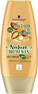 Nature Moments Après-Shampooing Réparation Cheveux Secs & Abimés Argan & Macadamia 200 ml