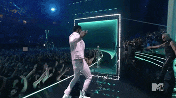 Happy Walking GIF by 2021 MTV Video Music Awards