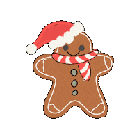 Gingerbread Man Sticker