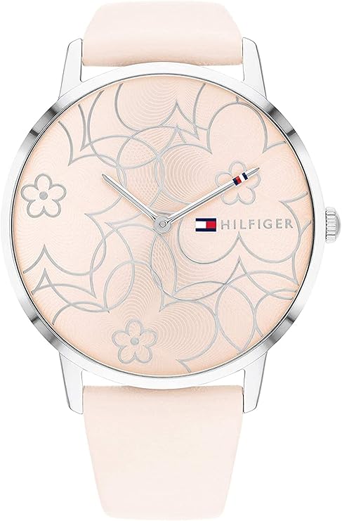 Tommy Hilfiger aux Femmes Analogique Quartz Montre avec Bracelet en Cuir 1782367