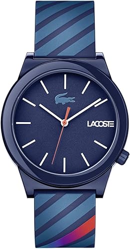 Lacoste Homme Analogique Classique Quartz Montre avec Bracelet en Silicone 2010934