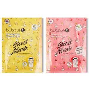 Bubble T Duo de masques hydratants et lissants