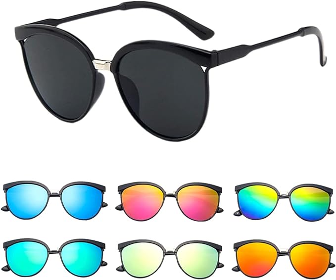 FIRFONMA Lunettes de soleil polarisantes pour femmes et hommes Cadres l&eacute;gers Lunettes de soleil polychromatiques UV400
