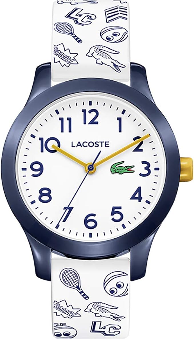 Lacoste Mixte Enfant Analogique Quartz Montre avec Bracelet en Silicone 2030011