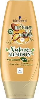 Nature Moments Après-Shampooing Réparation Cheveux Secs & Abimés Argan & Macadamia 200 ml