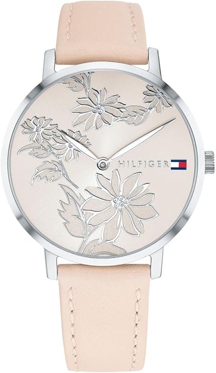 Tommy Hilfiger Mixte Analogique Quartz Montre avec Bracelet en Cuir 1781919
