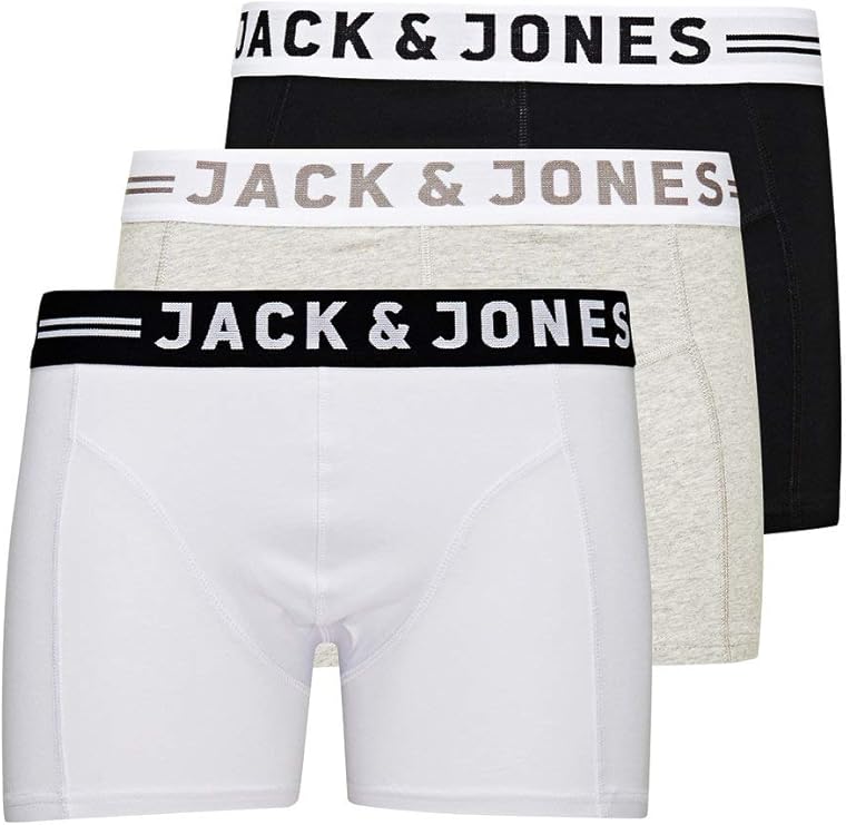 JACK & JONES Caleçon Boxeur (Lot de 3) Homme