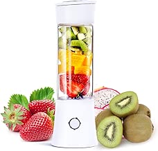 Mixeur Smoothie, Mixeur portable, multifonction Mixeur pour smoothies et smoothies avec USB rechargeable pour smoothies, fruits et légumes, 480 ml sans BPA