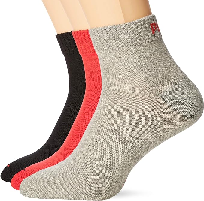 Puma Chaussettes de sport Mixte Adulte Lot de 3,
