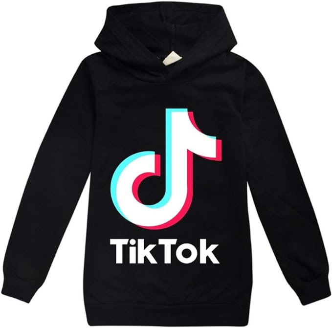 Sweat à capuche pour fille TIK Tok - Sport de plein air - Unisexe