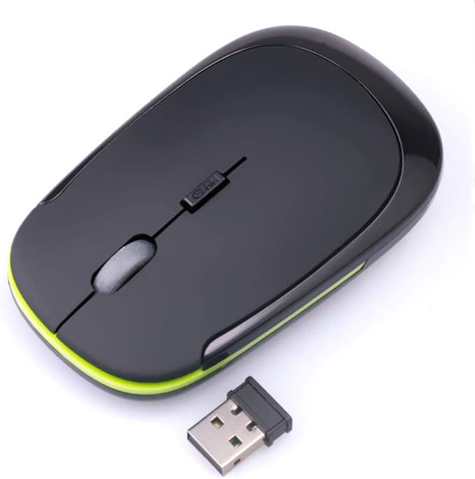 Souris sans Fil, Souris sans Fil USB pour Ordinateur Portable, Souris sans Fil pour Ordinateur Portable, Souris Bluetooth Muette Ultra-Mince, DPI R&eacute;glable 2,4 GHz