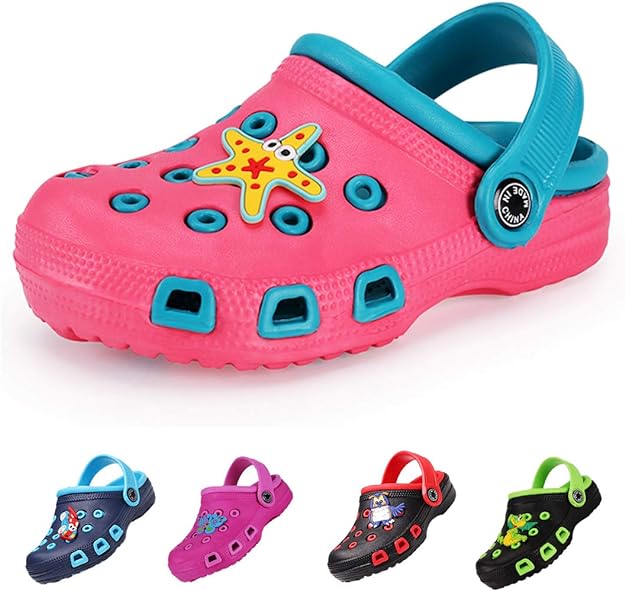 Sabots Et Mules Pantoufles Chaussures Enfant B&eacute;b&eacute; Fille Gar&ccedil;on Antid&eacute;rapant Et&eacute; Piscine de Jardin &Eacute;t&eacute; Clogs Sandales de Plage &agrave; Enfiler