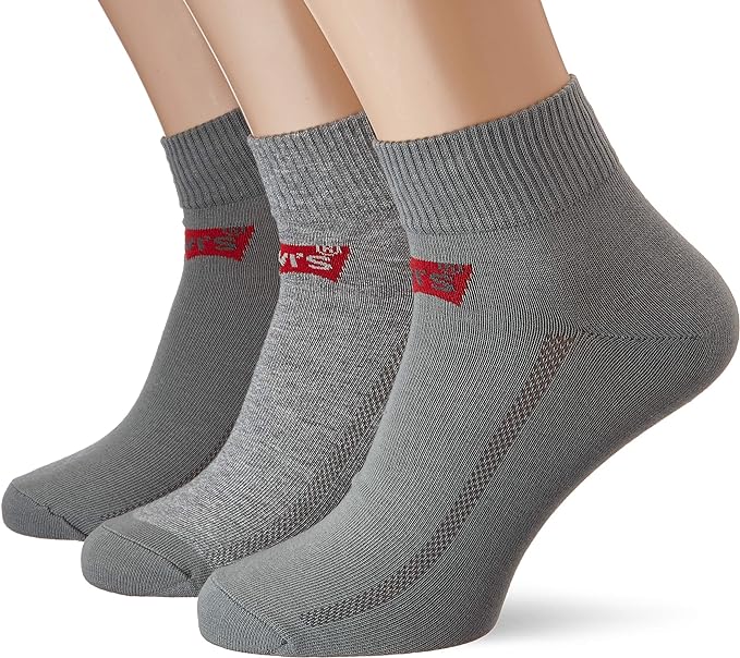 Levi's 168sf Mid Cut 3p Chaussettes, (Lot de 3) Homme