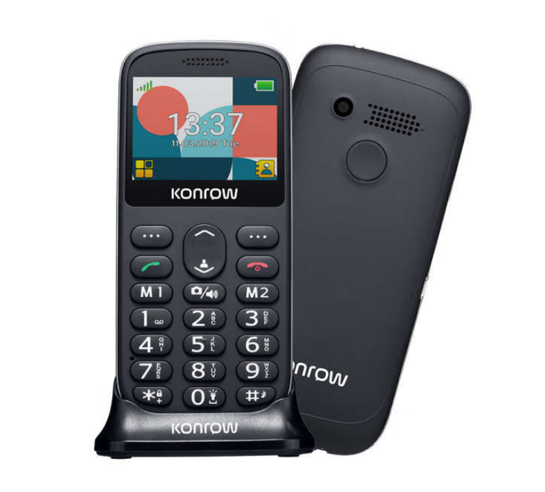 Téléphone Konrow Senior 231 : Idéal pour les Seniors à  5,61€ au lieu de 27,99€ (-80%) sur Conforama