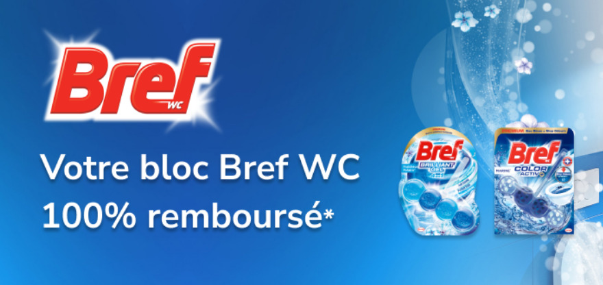 Découvrez le Bon Plan Bref WC : Offre de Remboursement 100% !