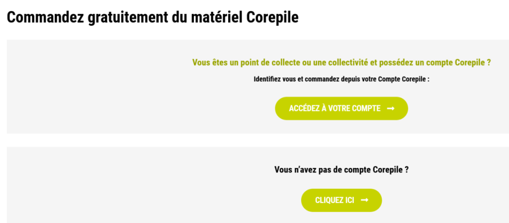 Visuel du bon plan Corepile pour une boîte à piles gratuite
