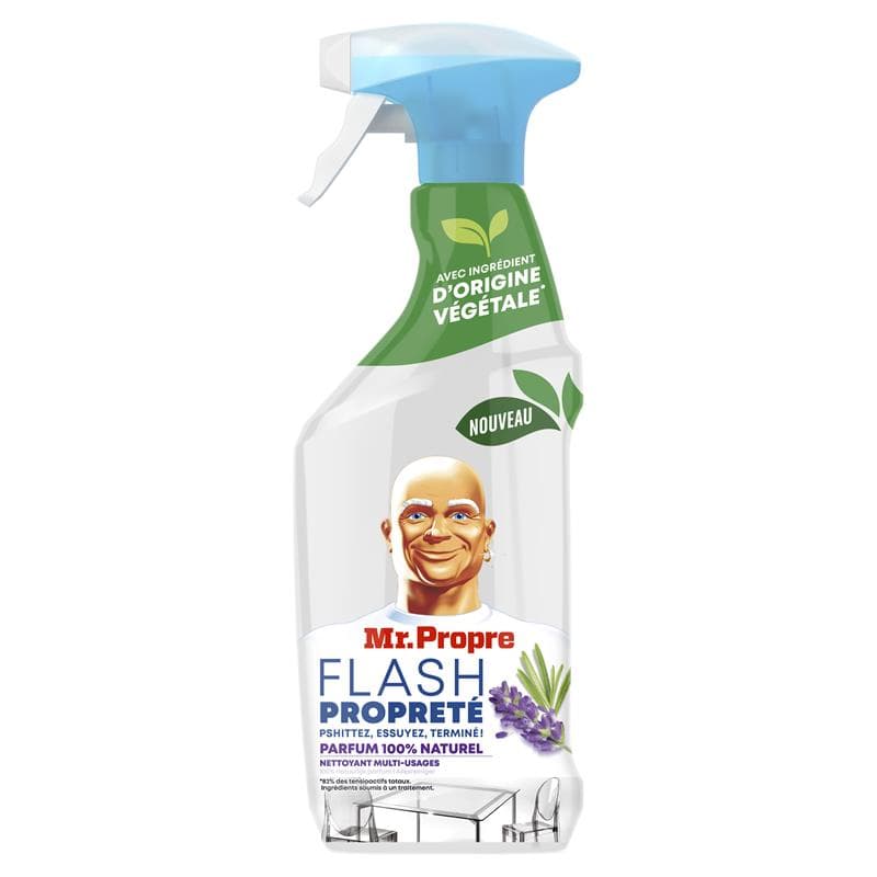 Flacon du Spray Mr. Propre Flash Propreté en promotion.