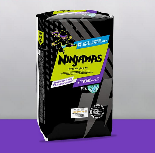 Paquet de Pampers Ninjamas en promotion pour test gratuit.