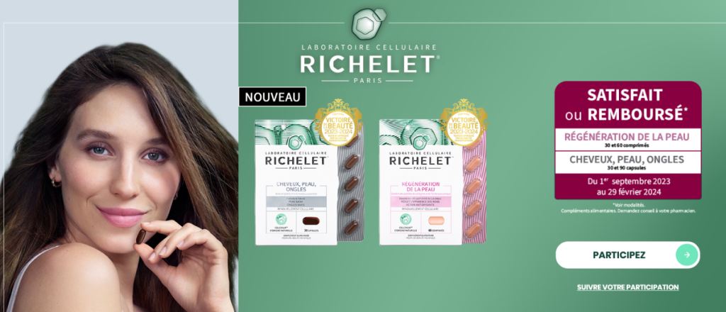 Offre de Remboursement RICHELET 2024 2023