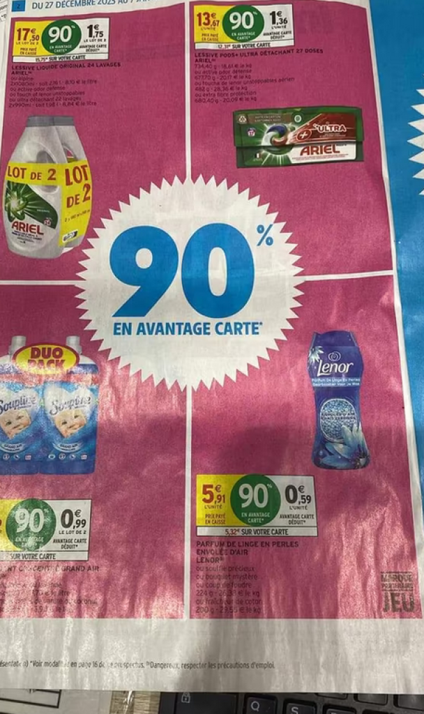 Prospectus Intermarché Offre Lessive Ariel