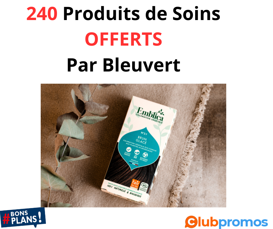 Produits de Soins Bio Bleuvert