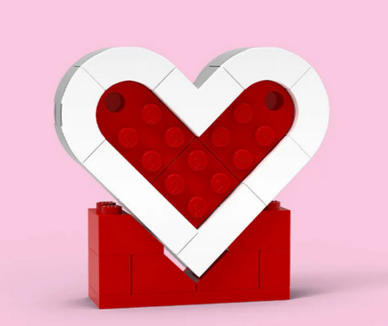 LEGO® SaintValentin construiser un Cœur LEGO® en Magasin