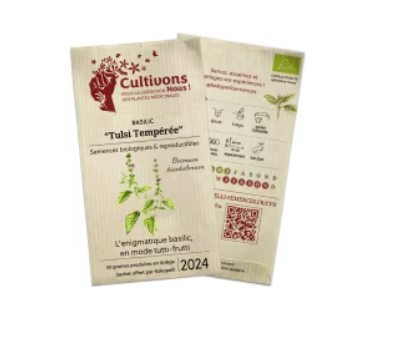 Cultivez Basilic Tulsi Tempéré Gratuitement avec Kokopelli