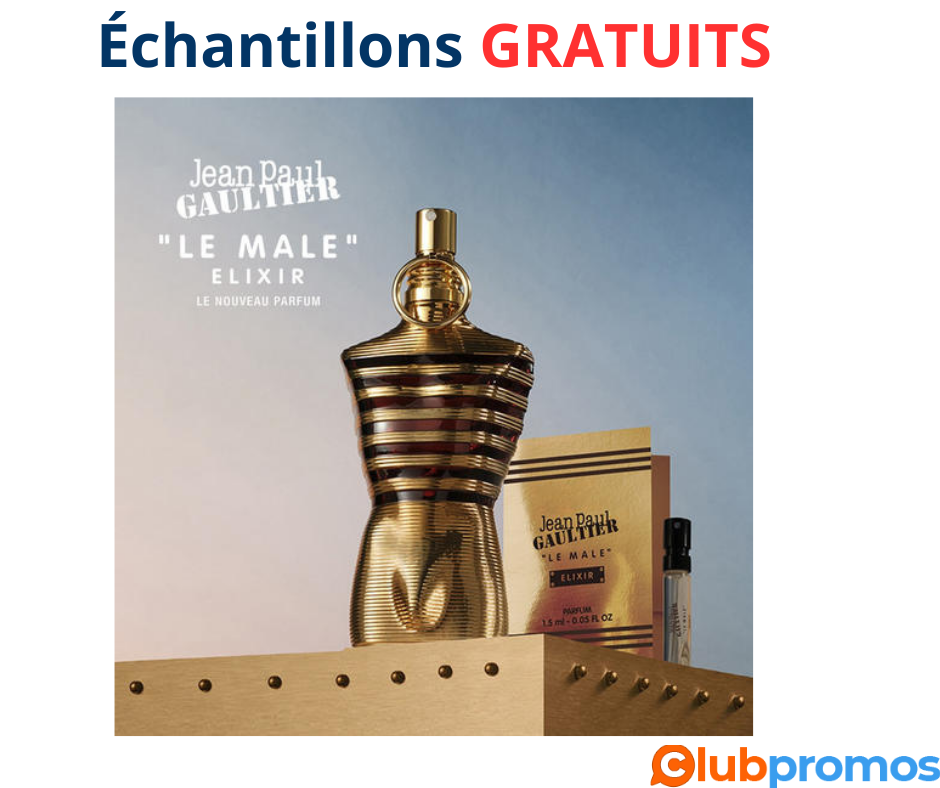 Découvrez « Le Male Elixir » de Jean Paul Gaultier : Votre Échantillon Gratuit vous Attend