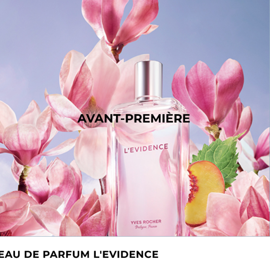 Offre de test gratuit du parfum L'Évidence par Yves Rocher.