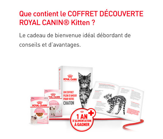 Profitez de votre Coffret Découverte Royal Canin® pour Chaton !