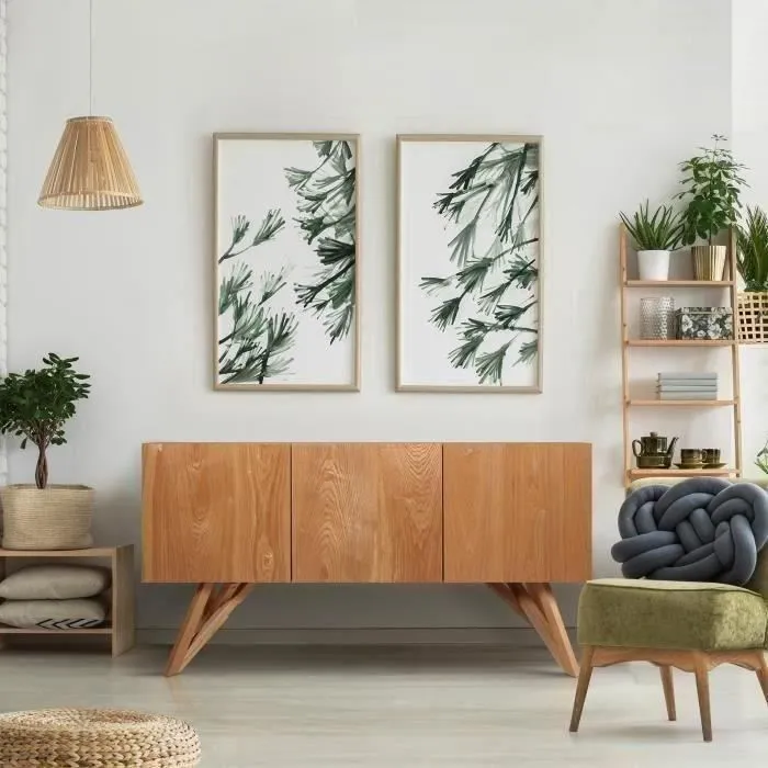 Buffet SAWYER en bois naturel style scandinave
