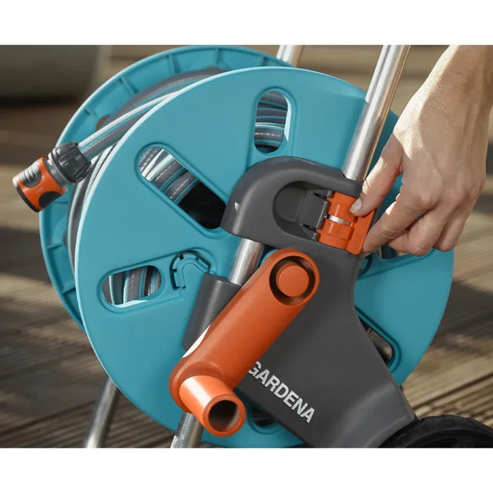 Dévidoir sur roues Gardena CleverRoll en promotion à 34,97€.